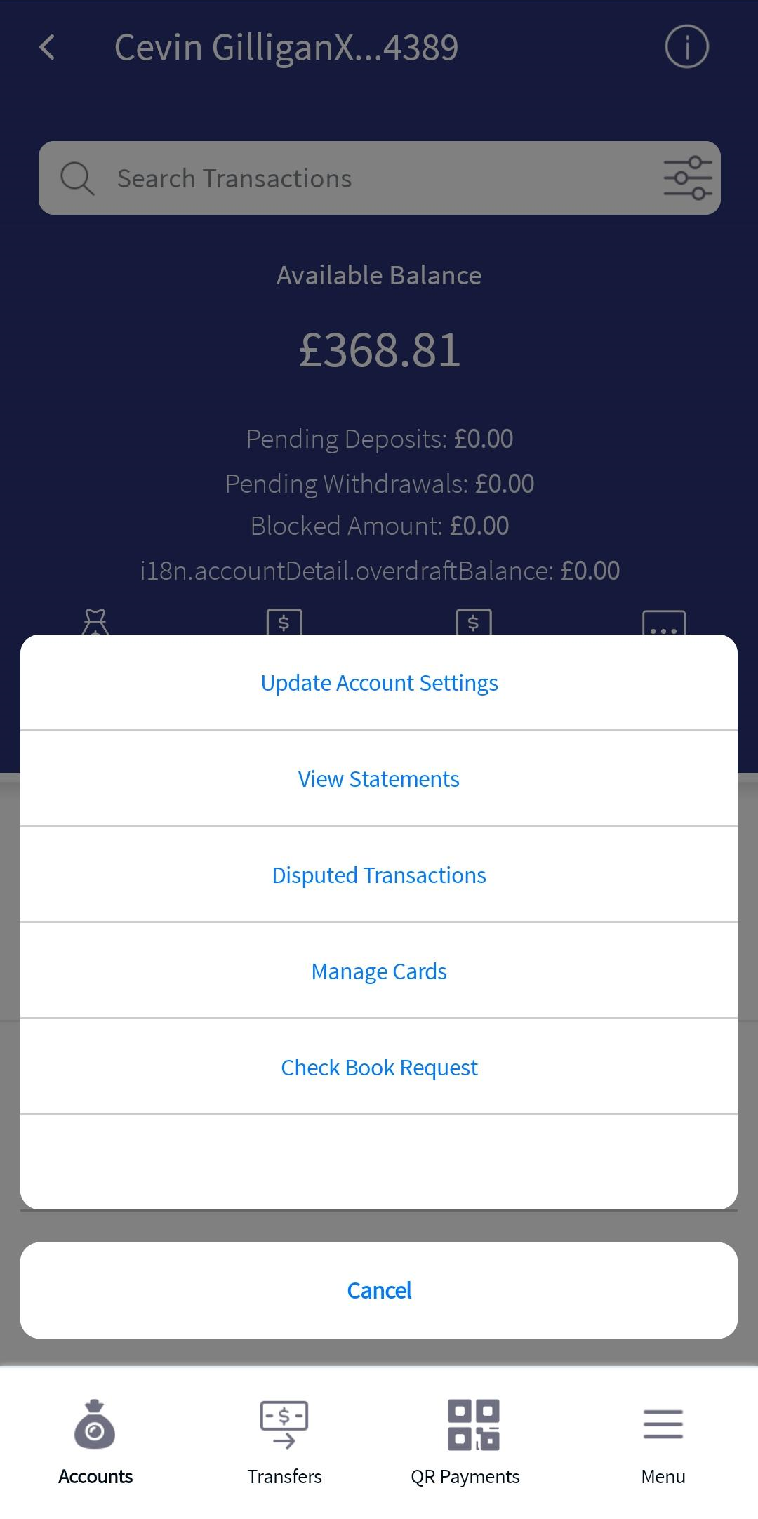 View Statements